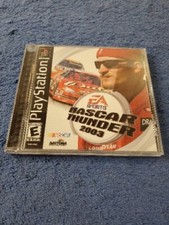 NASCAR Thunder 2003 (Sony PlayStation 1, 2002) PS1 COMPLETE w/ Disc manual case picture
