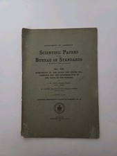 Scientific Papers Of The Bureau of Standards No 218 1914  picture