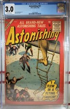 💥 CGC 3.0 ASTONISHING #51 🔑 1st X-MEN PROTOTYPE ATLAS 1956 AVENGERS DOOMSDAY picture