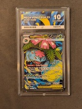 The Pokémon Company Pokémon TCG Mega Venusaur EX ME01 Secret Rare Holo 155/132 picture