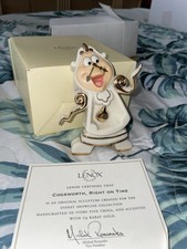 Lennox Glass Beauty And The Beast Collection. Cogsworth, Right On Time picture
