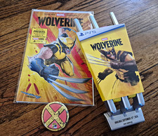 Marvel Wolverine SDCC 2026 Collectibles - Comic Book, Claw & Pin Button. picture