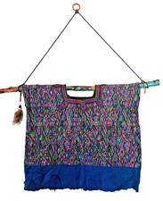 Vintage Guatemalan Huipil Textile • Embroidered Blouse • Handwoven Wall Hanging picture