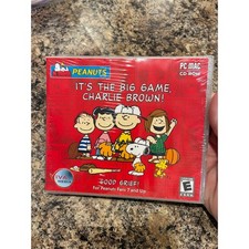 Peanuts It's The Big Game Charlie Brown PC Mac CD-ROM New Sealed Viva Media picture