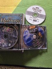 Baldur's Gate 2 game discs plus manual picture