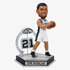 Tim Duncan San Antonio Spurs Legendary Number 21 Bobblehead NBA Basketball picture