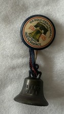 1926 Sesqui-Centennial 150 yr Independence Pinback button w/ metal Liberty bell picture
