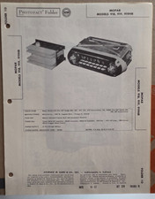 SAMS PHOTOFACT SERVICE MANUAL 379-10 MOPAR RADIO 918 919 919HR picture