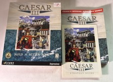 Caesar III PC CD-ROM Big Box NEW COMPLETE Manual Sierra 1998 City Builder Rome picture
