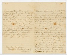 1878 Handwritten Letter Keyner TN Clinton Co Farm Peaches Signed John A Green picture