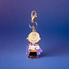 Cute Dracula Vampire Enamel Charm Clip-on - Zipper Pull, Keychain Add-ons picture