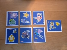 Kelloggs Nintendo POKEMON BLUE Blue Stickers 2000 Promo Germany picture