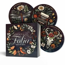 Arcana Folia Oracle Deck, 50-Card Round Nature Divination Set picture