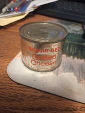 Vintage 1960s Chef Boy-Ar-Dee Spaghetti Pizza Grated Cheese Full NOS Sealed Tin picture