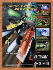 1999 Dethkarz PC Original Advertisement / Retro Promo v1 picture