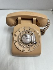 Vintage Stromberg Carlson Tan Rotary Dial SC-500DM 80s picture