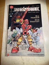 BIONICLE #1 First Printing By DC LEGO TECHNIC 2001 Comic picture