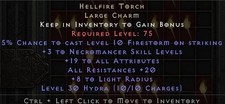 ⭐ Hellfire Torch Necromancer 19/20 PC - Diablo 2 Resurrected D2R SC NL picture