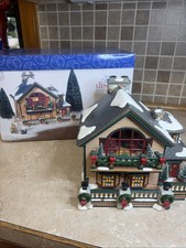 Department 56 The Original Snow Village Christmas Lake Chalet Cabin Only - EUC picture