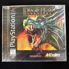 Dragonheart: Fire & Steel Sony PlayStation 1, 1996 black label new sealed picture