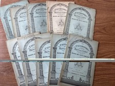 The Freemasons Repository Monthly 1884-1886 Freeman & Son Masonic Lot Of 10 RARE picture