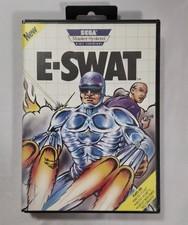 E-Swat SEGA Master System 1990 Tested Game Case Hangtag Original Owner picture