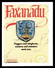 1992 Merlin Nintendo Sticker Album #265 Faxanadu Cover picture