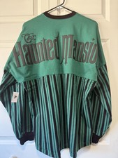 NWT LARGE Disney Parks Haunted Mansion Ghost Host Spirit Jersey Size  picture