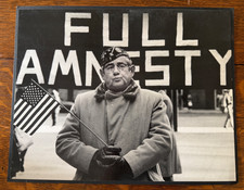 Vintage 1976 Chicago Sun-Times Press Photo VFW Amnesty Protest James A. DePree picture
