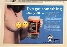 1978 PRINT AD - HARLEY DAVIDSON MAN'S SIZE BEER MUG AD - SEXY HARLEY DAVIDSON AD picture
