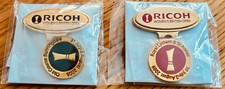2008 & 2009 LPGA Ricoh Womens British Open golf ball markers & hat clips set NEW picture