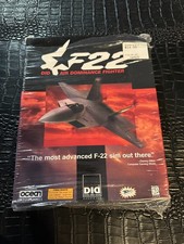 F22 DID Air Dominance Fighter Vintage PC Computer Game Flight Simulator (s6) picture