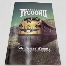 Railroad Tycoon II 2 Gold Edition 1999 PC The 2nd Century Game User MANUAL ONLY picture