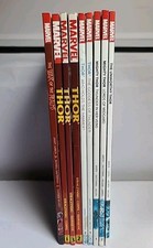 Marvel Thor Comic Lot 9 Books Jason Aaron Mighty Thor Unworthy Thor TPB Set picture