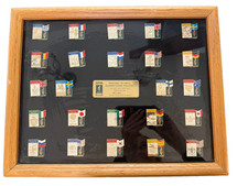 Atlanta 1996 Olympics Historic Summer Games Poster Pin Set Aminco LE 287/5000 picture