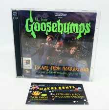 1996 Goosebumps Escape from Horrorland 2-Disc PC CD-ROM  Windows 95  L2 picture
