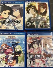 PS Vita Anime Light Novel Bundle: Steins, Arcana Heart 3, Megatagmension, Senran picture