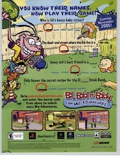 2005 Ed, Edd N Eddy The Mis-adventures PS2 GBA PC Vintage Print Ad/Poster Promo picture