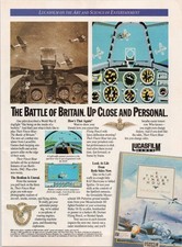 Lucasfilm Games Their Finest Hour Battle of Britain 1990 Vintage Magazine Ad picture