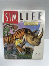 Sim Life: The Genetic Playground, Maxis software, for Windows 1992 BIG BOX New picture