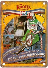 Old School BMX 1981 MONGOOSE Vintage Magazine Ad Reproduction Metal Sign B1205 picture