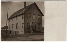 1907-1909 RPPC Old School House Schoolhouse Real Photo Postcard USA Antique AZO picture