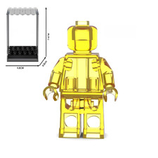 New RARE Lego Trans Blue, Yellow, Green, Purple, Grey, Crystal With Display picture