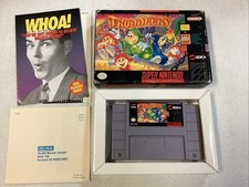 Troddlers (SNES, 1993) Reg Card And Inserts No Manual Tested picture