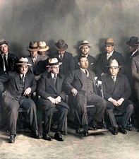 Gangsters, Mafia, Crime Boss vintage photo reproduction 165 picture