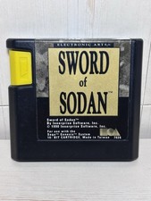 Sword of Sodan (Sega Genesis, 1990) Tested Authentic Cartridge Only picture
