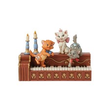 Jim Shore Disney ARISTOCATS KITTENS PIANO FIGURINE-PAWS AT PLAY 6016349 NEW picture