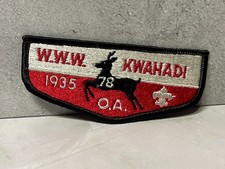 BSA Order of the Arrow OA Lodge Flap Patch - Kwahadi Lodge 78 picture