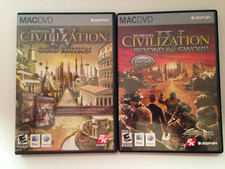 MACDVD Sid Meier Civilization IV Lot of 2 Gold Edition Beyond the Sword Preowned picture