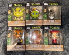 Funko Minis DreamWorks Shrek Complete Set 6 Shrek Fiona Donkey Puss Gingy Lord picture